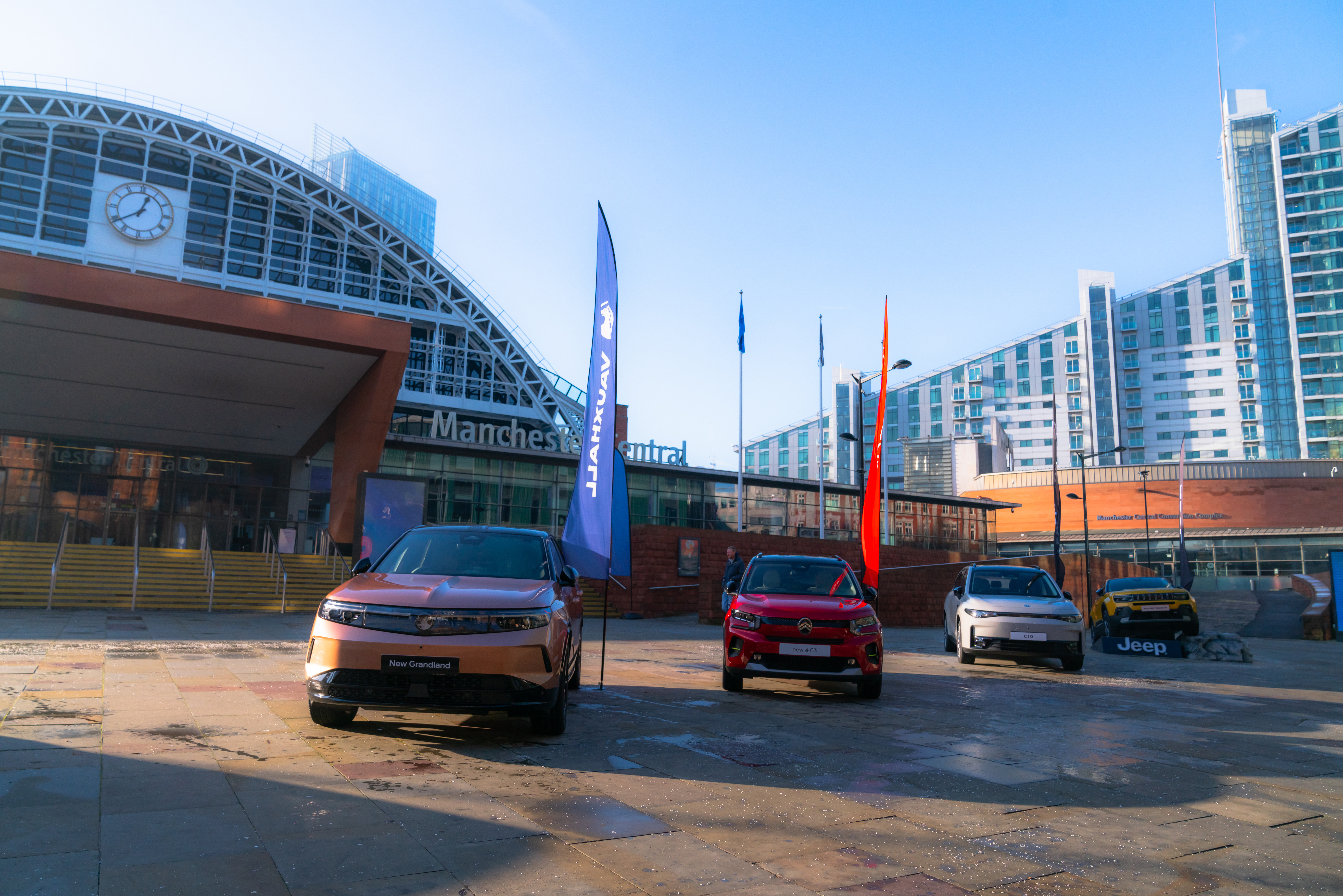 picture of Vauxhall, Citroen and Jeep cars